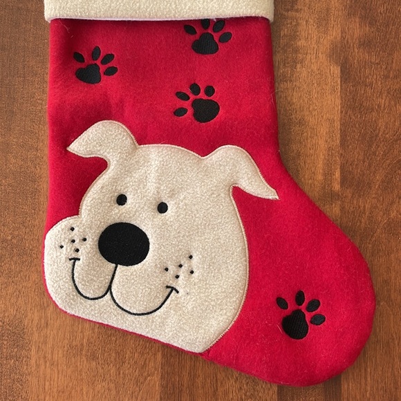 Felt Dog/Puppy Christmas Stocking - Picture 4 of 10